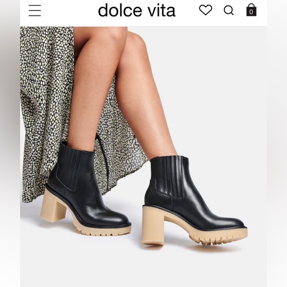 Dolce Vita Caster H2O Booties In Black sz8.5